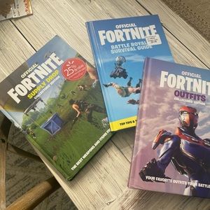 3 OFFICIAL fortnite hardcover books  NEW!!